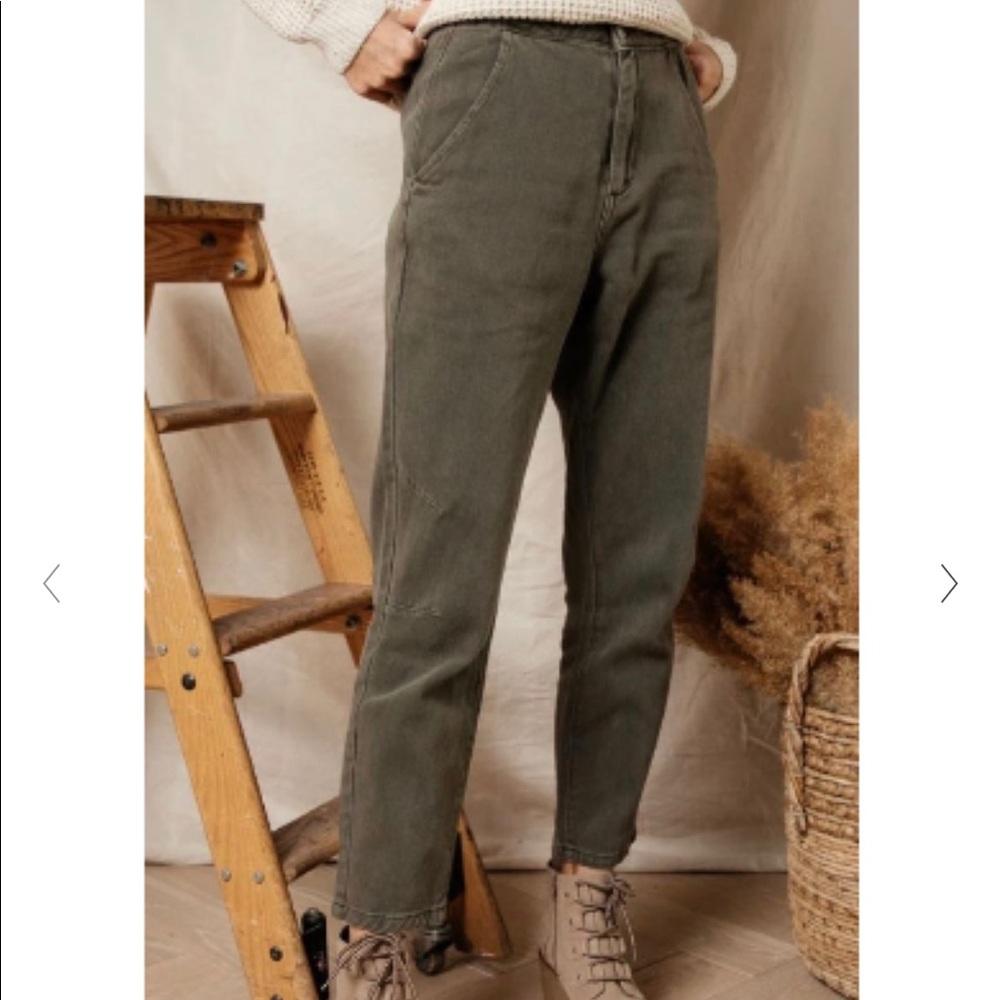 Olive straight leg sinead pants bohme, never worn